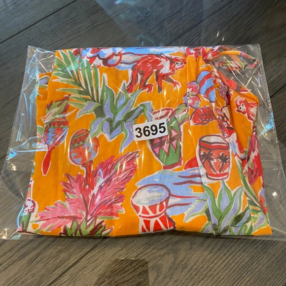 ZARA Tropical Dress with waist cutout maraca drum print 33695 - Picture 15 of 15